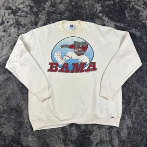 Vtg Russell Athletic 1989 Alabama Crimson Tide Crewneck Sweatshirt Elephant XL